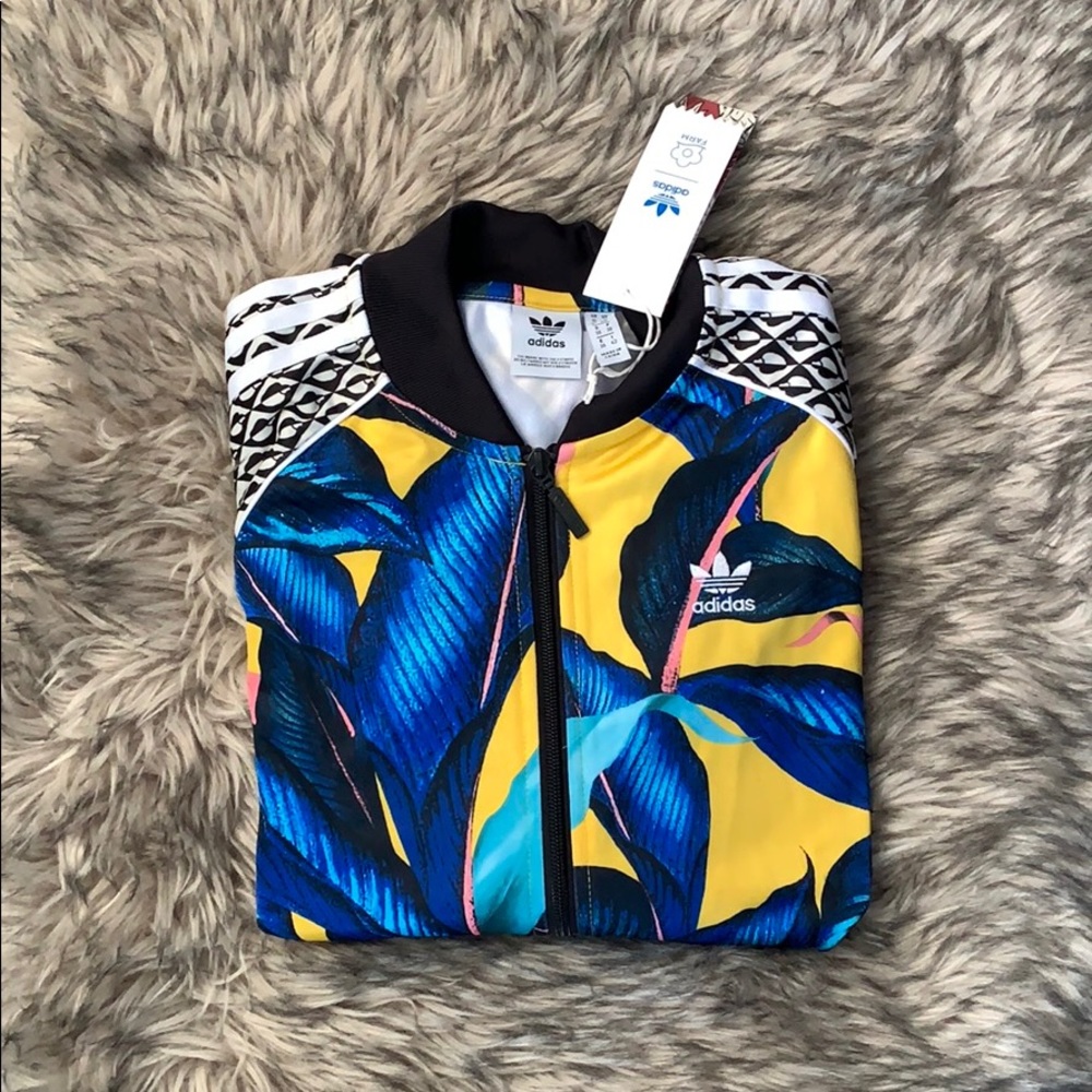 Adidas X Farm Leaf Track Jacket